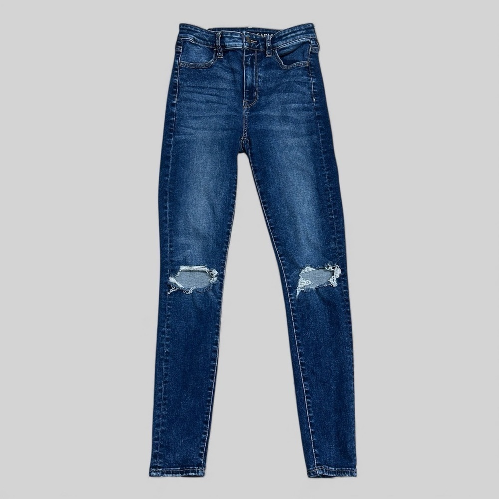American Eagle NeXt Level Stretch Jeans Super High-Rise Jegging Size 4 Regular